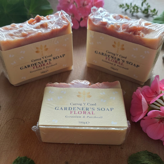 Gardener's Soap Collection - Geranium & Patchouli