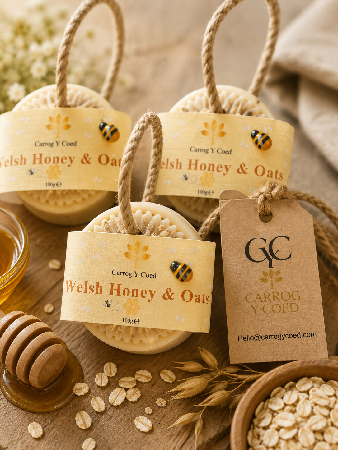 Honey & Oats Plant Based Soap