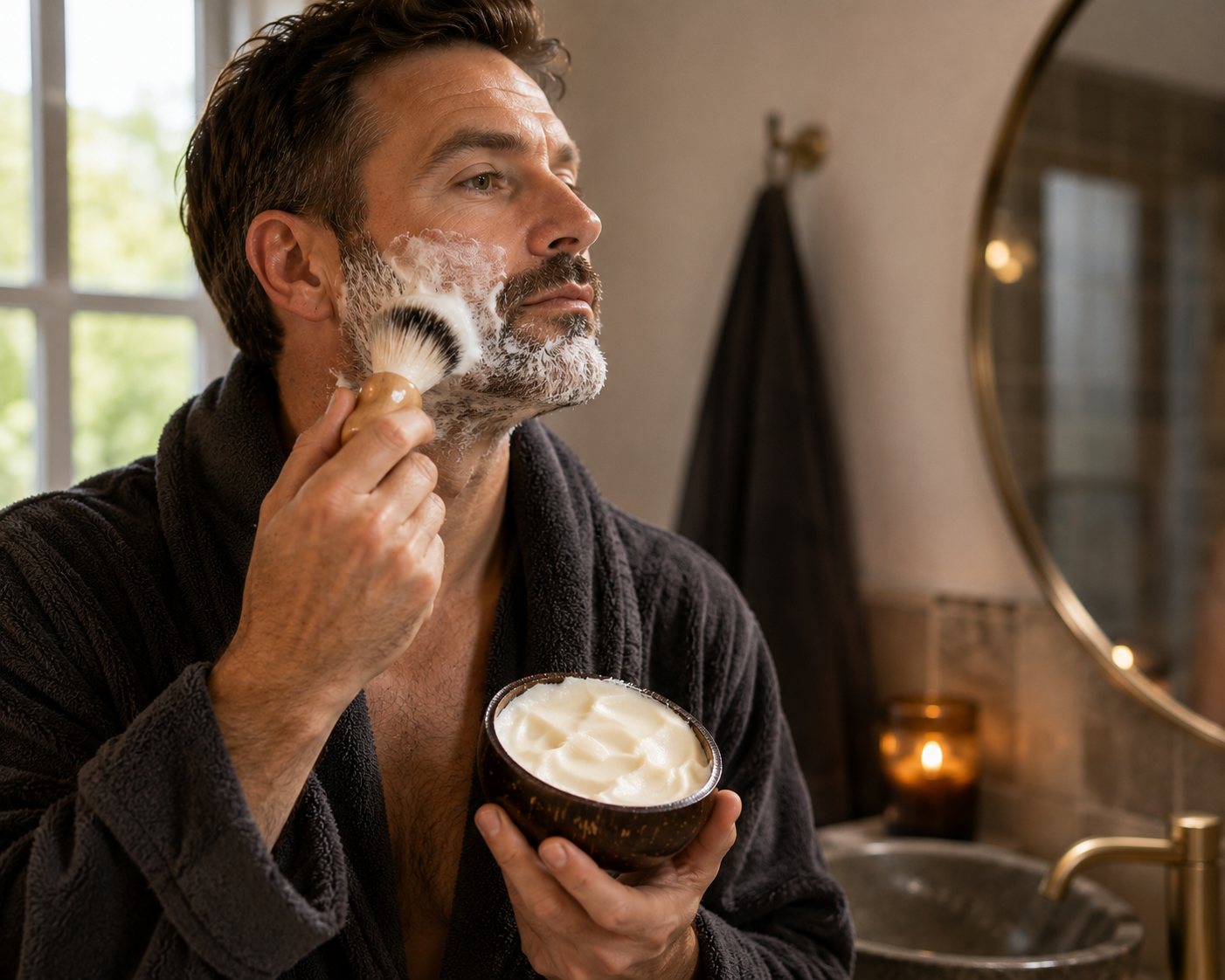 Welsh Rock Slate Shaving Ritual Gift Set